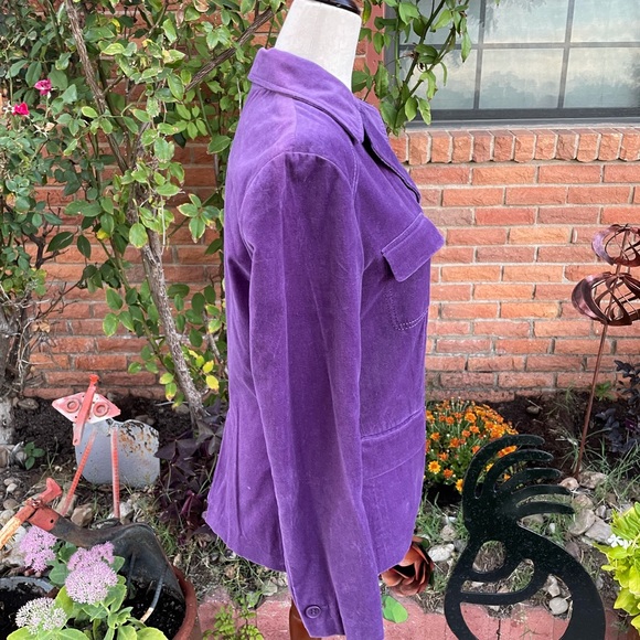 Kenneth Cole • Vintage • Purple • Size • Suede • Jacket - Picture 7 of 16